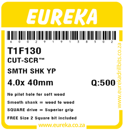 T1F130 - Cut Screw -T1F130_Label_T